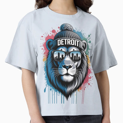 Detroit Lion T-Shirt - Aesthetic Graphic Unisex - T-Shirt, Sweatshirt, Hoodie