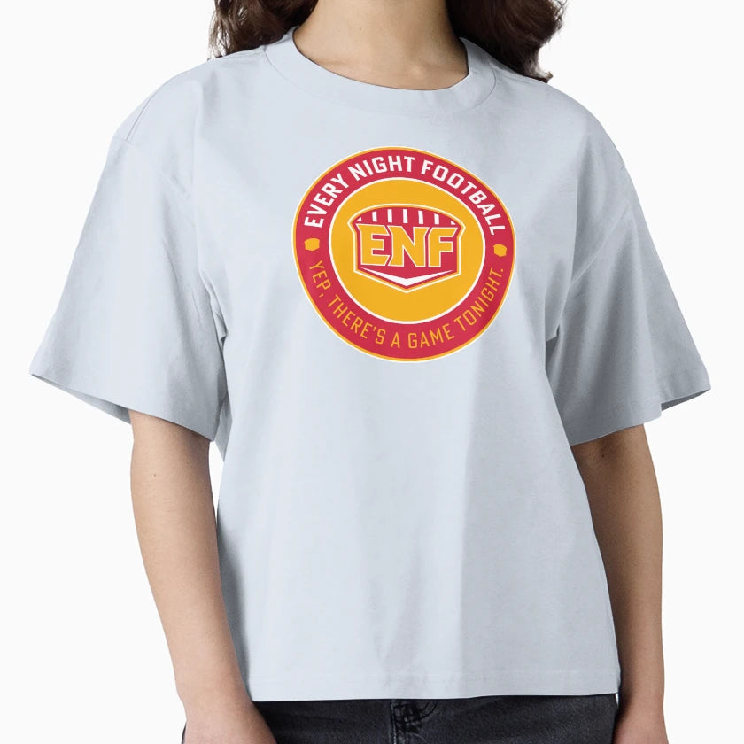 Every Night Football Circular Slogan Red T-Shirt - Streetwear Style Unisex - T-Shirt, Sweatshirt, Hoodie