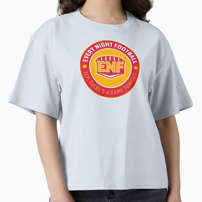 Every Night Football Circular Slogan Red T-Shirt - Streetwear Style Unisex - T-Shirt, Sweatshirt, Hoodie