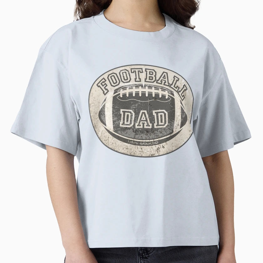 Football Dad T-Shirt - Minimalist Print Unisex - T-Shirt, Sweatshirt, Hoodie