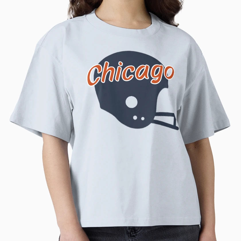 Chicago Football T-Shirt - Graphic Print Men Women - T-Shirt, Sweatshirt, Hoodie