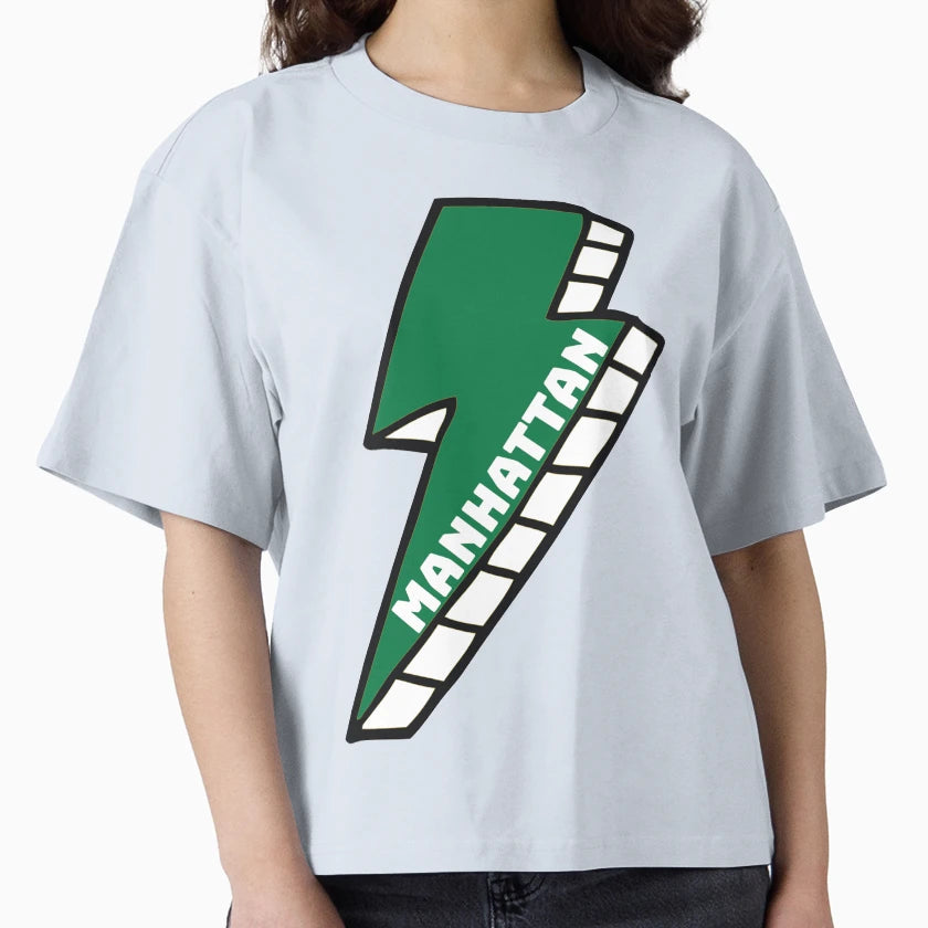 Manhattan College Lightning Bolt T-Shirt - Novelty Apparel Men Women - T-Shirt, Sweatshirt, Hoodie