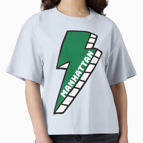 Manhattan College Lightning Bolt T-Shirt - Novelty Apparel Men Women - T-Shirt, Sweatshirt, Hoodie