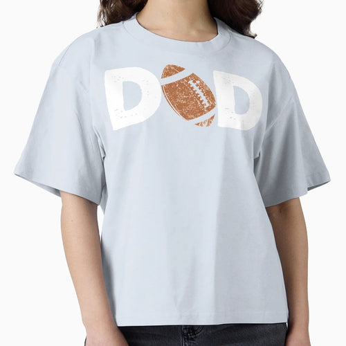 Dad Football American Gift T-Shirt - Minimalist Print Unisex - T-Shirt, Sweatshirt, Hoodie