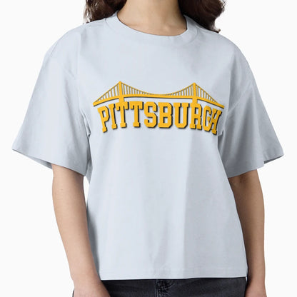 Pittsburgh Bridge Black T-Shirt - Unique Graphic Men Women - T-Shirt, Sweatshirt, Hoodie