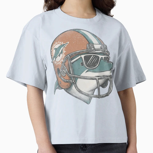 Miami Dolphins Miami Football Mascot T-Shirt - Custom Art Print for Adults - T-Shirt, Sweatshirt, Hoodie