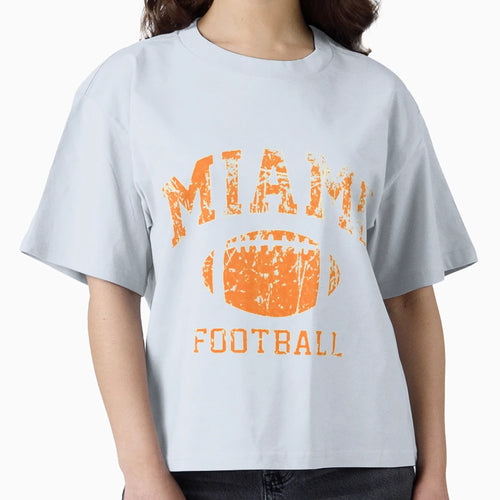 Miami Football T-Shirt - Aesthetic Graphic Unisex - T-Shirt, Sweatshirt, Hoodie
