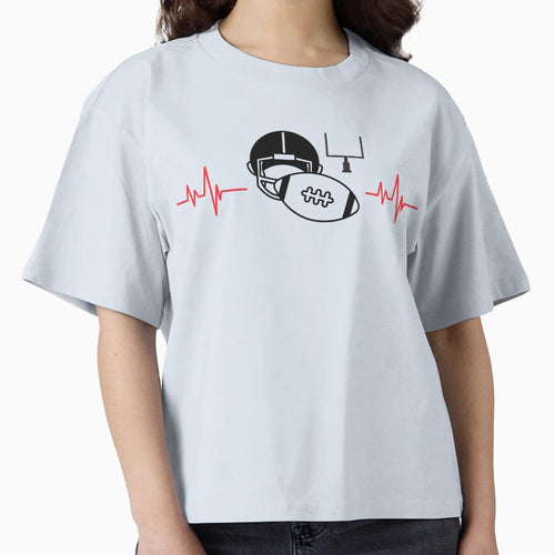 Ultimate Football Fan Pulse T-Shirt - Minimalist Print Unisex - T-Shirt, Sweatshirt, Hoodie