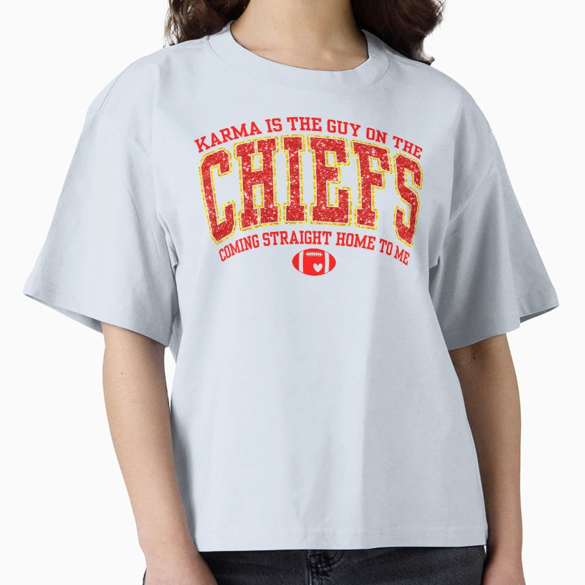 Karma Is Guy Chiefs T-Shirt - Custom Art Print Men Women - T-Shirt, Sweatshirt, Hoodie