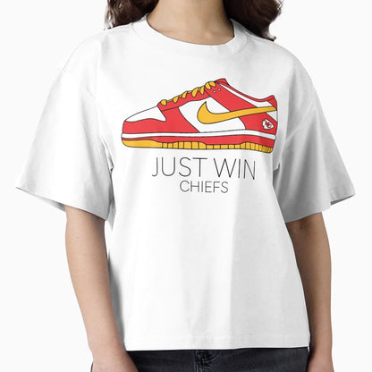 Just Win Kc Football Dunks T-Shirt - Casual Everyday Wear for Adults - T-Shirt, Sweatshirt, Hoodie