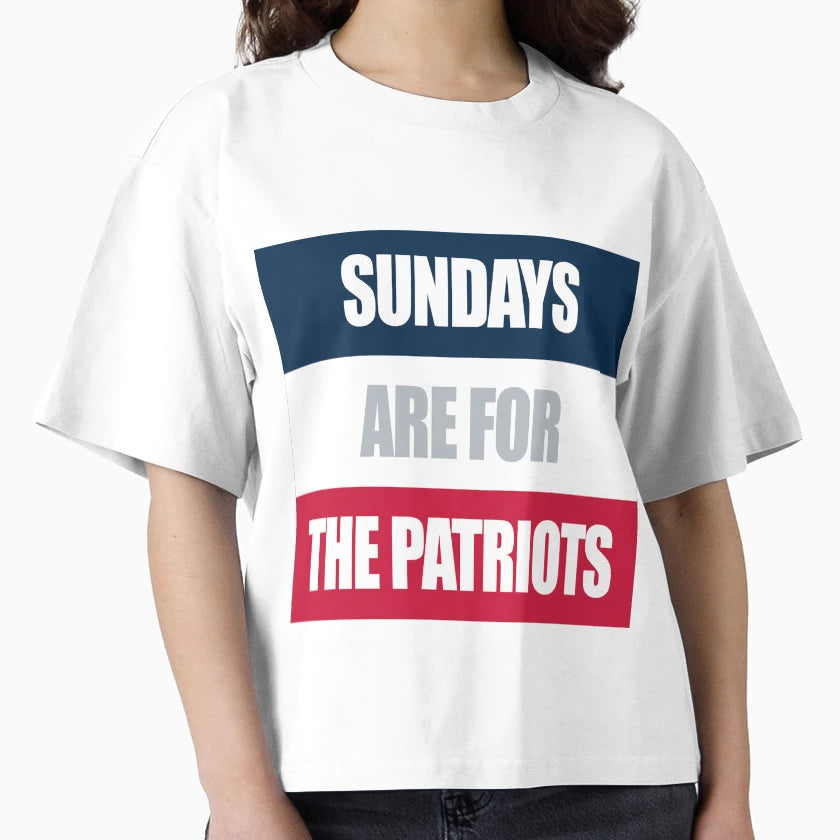 Sundays Are Patriots T-Shirt - Trendy Graphic for Adults - T-Shirt, Sweatshirt, Hoodie