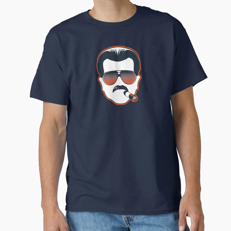 Mike Ditka Chicago Bears Cigar T-Shirt - Aesthetic Graphic Unisex - T-Shirt, Sweatshirt, Hoodie