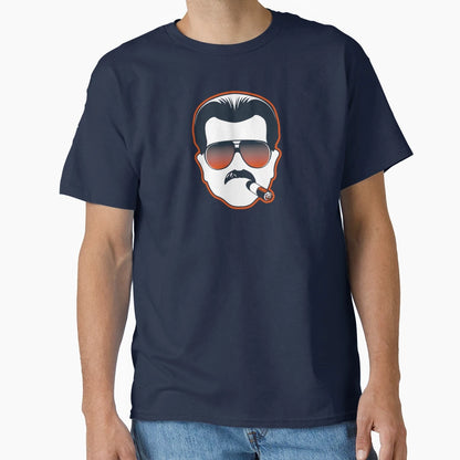 Mike Ditka Chicago Bears Cigar T-Shirt - Aesthetic Graphic Unisex - T-Shirt, Sweatshirt, Hoodie