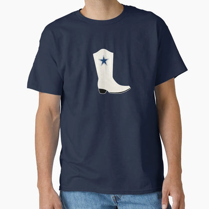Dallas Cowboys Cheerleaders Boot T-Shirt - Minimalist Print Men Women - T-Shirt, Sweatshirt, Hoodie