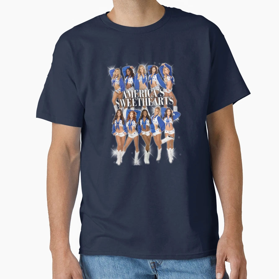 Dallas Cowboys Cheerleaders T-Shirt - Fun Novelty Design for Adults - T-Shirt, Sweatshirt, Hoodie
