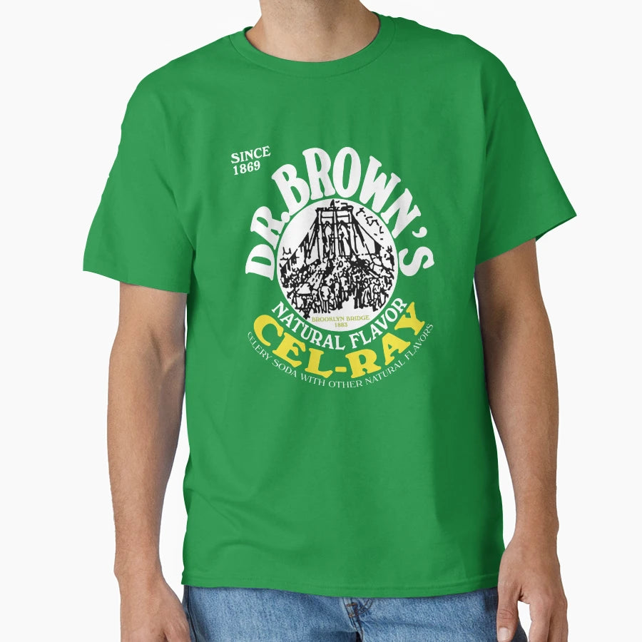 Dr Browns Cel Ray T-Shirt - Minimalist Print Unisex - T-Shirt, Sweatshirt, Hoodie