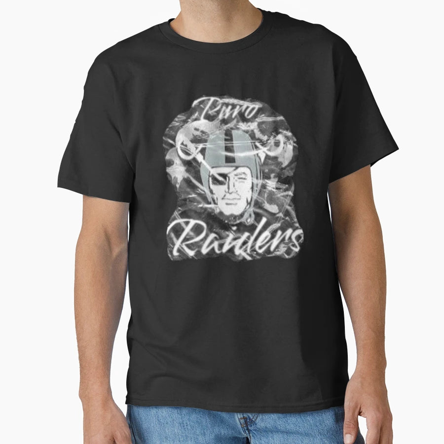Raiders Plastic Textured T-Shirt - Unique Graphic Men Women - T-Shirt, Sweatshirt, Hoodie