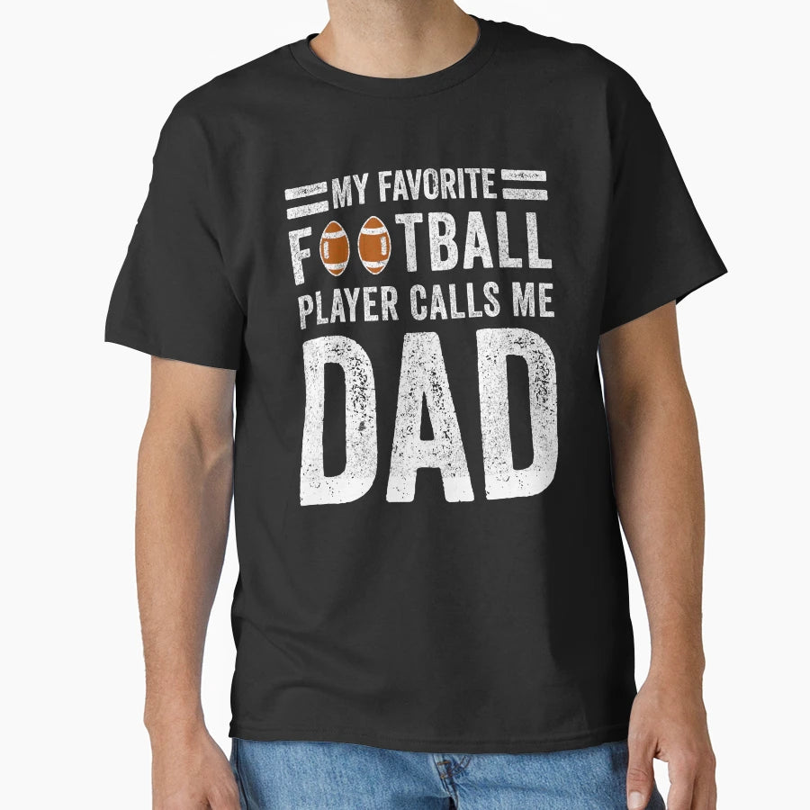My Favorite Football Player Calls Me T-Shirt - Aesthetic Graphic Men Women - T-Shirt, Sweatshirt, Hoodie