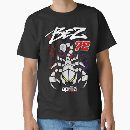 Marco Bezzecchi 72 Motogp Aprilia T-Shirt - Aesthetic Graphic Unisex - T-Shirt, Sweatshirt, Hoodie