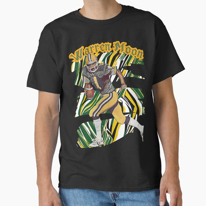 Warren Moon Iconic Football Art T-Shirt - Unique Graphic for Adults - T-Shirt, Sweatshirt, Hoodie