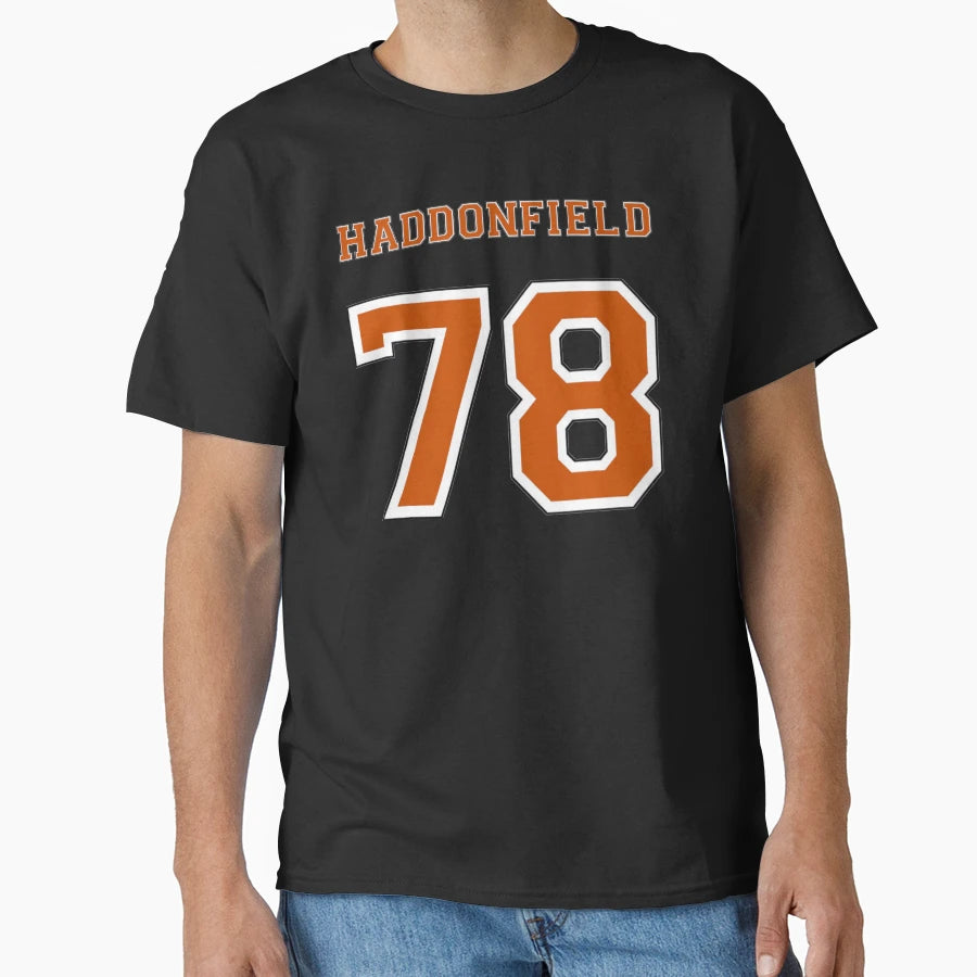 Haddonfield Jersey Halloween 78 T-Shirt - Graphic Print Unisex - T-Shirt, Sweatshirt, Hoodie