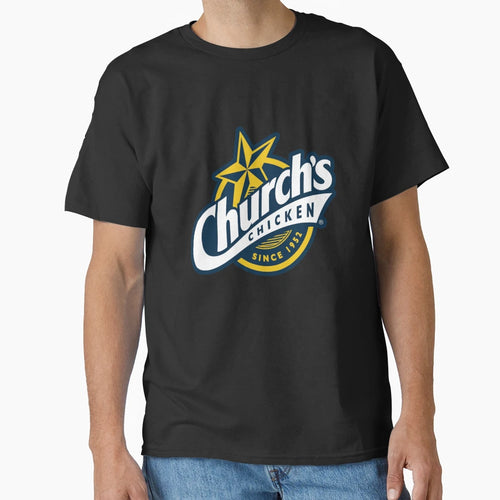Churchs Chicken Restaurant Logo T-Shirt - Minimalist Print Men Women - T-Shirt, Sweatshirt, Hoodie