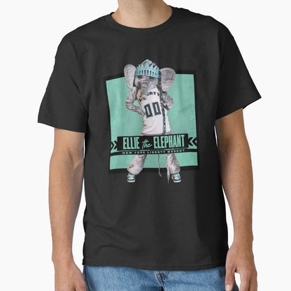 Ellie Elephant Wnba Mascot T-Shirt - Unique Graphic Men Women - T-Shirt, Sweatshirt, Hoodie