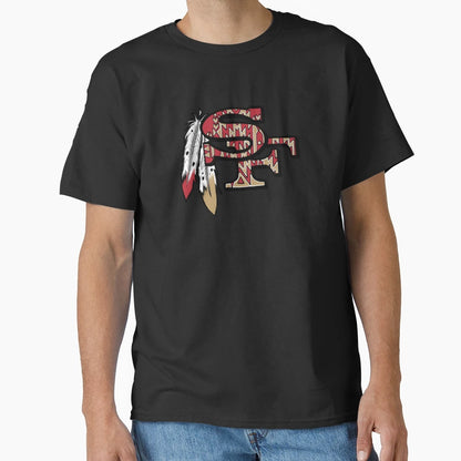 Native American 49Ers Logo T-Shirt - Streetwear Style Men Women - T-Shirt, Sweatshirt, Hoodie