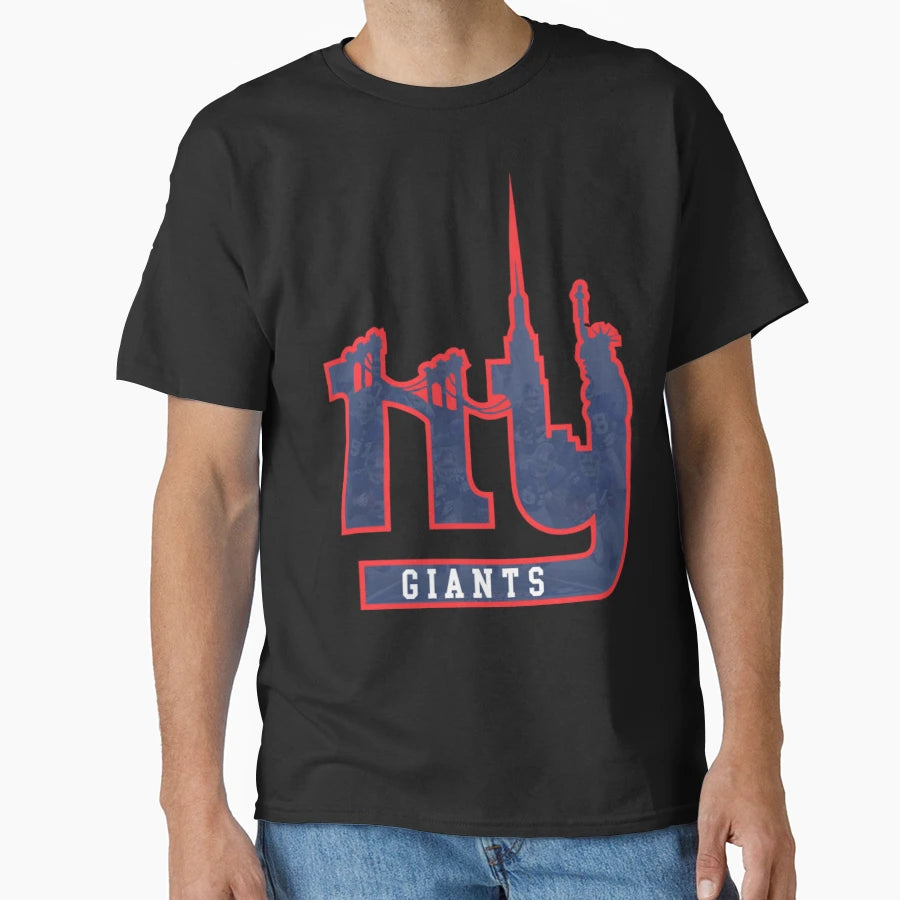 Art New York Giants T-Shirt - Minimalist Print for Adults - T-Shirt, Sweatshirt, Hoodie