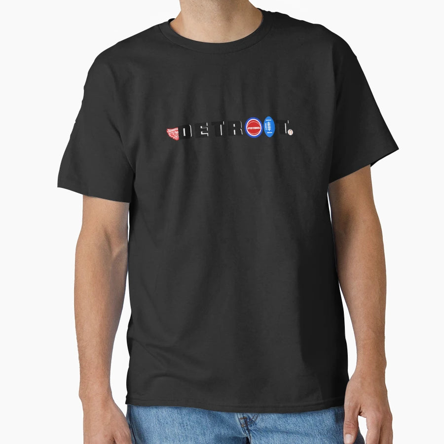 Detroit Sports T-Shirt - Novelty Apparel Unisex - T-Shirt, Sweatshirt, Hoodie