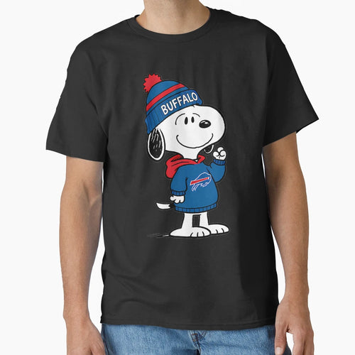 Snoopy Buffalo Billssnoopy T-Shirt - Custom Art Print Men Women - T-Shirt, Sweatshirt, Hoodie