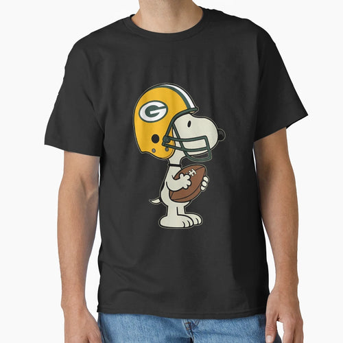 Snoopy Greenbay Packers Game Day T-Shirt - Custom Art Print for Adults - T-Shirt, Sweatshirt, Hoodie