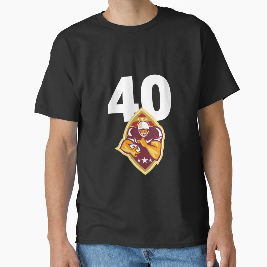 No 40 Gale Sayer Football T-Shirt - Fun Novelty Design Men Women - T-Shirt, Sweatshirt, Hoodie