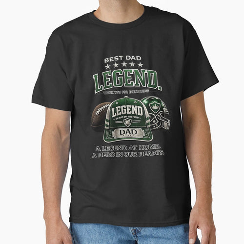 Dad Legend Greenbaseball Cap T-Shirt - Custom Art Print Men Women - T-Shirt, Sweatshirt, Hoodie