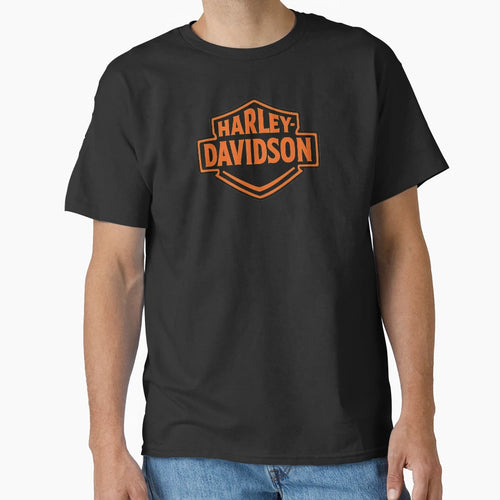 Harley Davidson Stylized Logo Shield T-Shirt - Trendy Graphic Unisex - T-Shirt, Sweatshirt, Hoodie