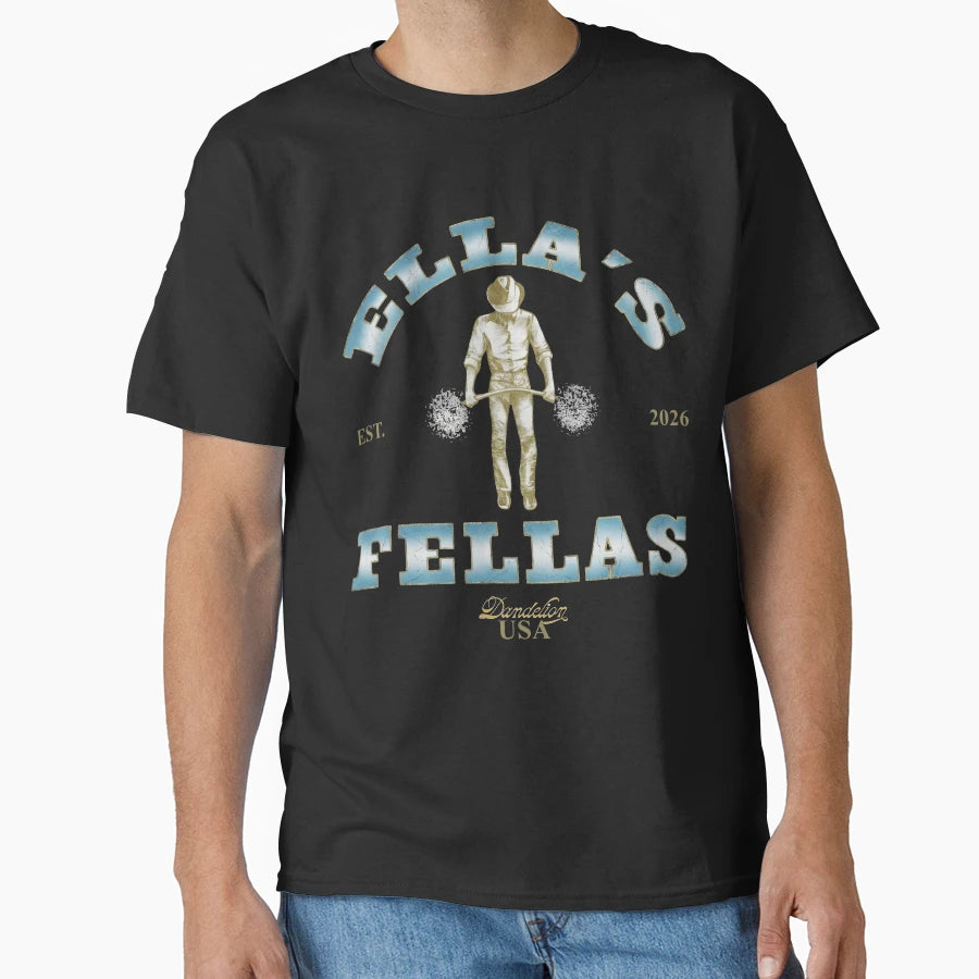 Ellas Fellas Dandelion 2026 Western T-Shirt - Fun Novelty Design Unisex - T-Shirt, Sweatshirt, Hoodie
