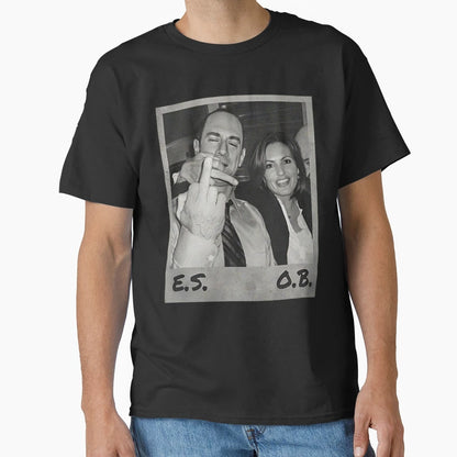 Elliot Stabler And Olivia Benson T-Shirt - Minimalist Print Unisex - T-Shirt, Sweatshirt, Hoodie