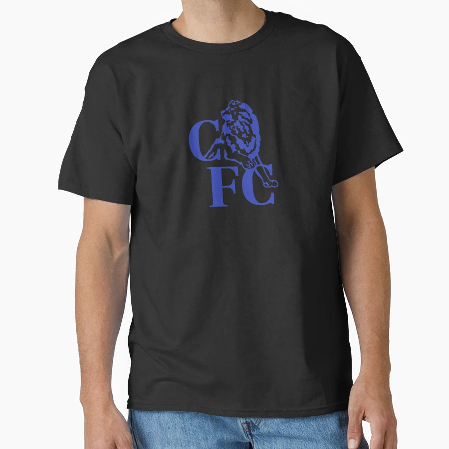 Lion Navy Blue T-Shirt - Custom Art Print Unisex - T-Shirt, Sweatshirt, Hoodie