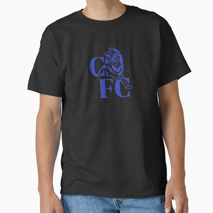 Lion Navy Blue T-Shirt - Custom Art Print Unisex - T-Shirt, Sweatshirt, Hoodie