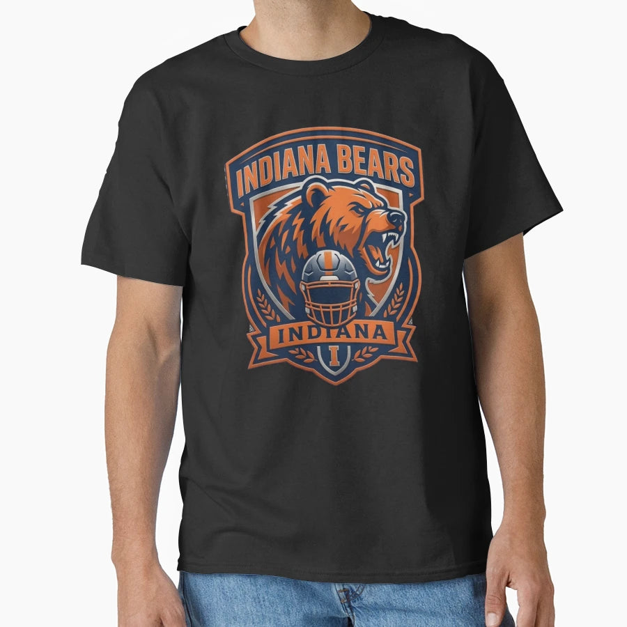 Indiana Bears T-Shirt - Custom Art Print Unisex - T-Shirt, Sweatshirt, Hoodie