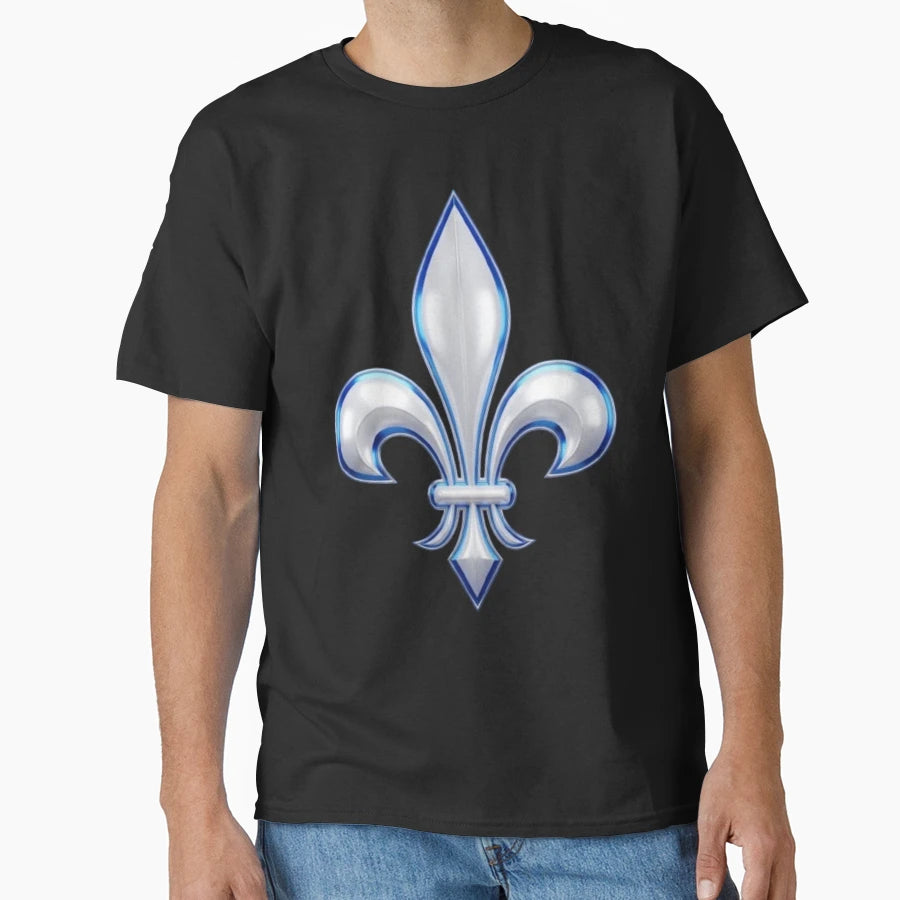 Fleur De Lys Quebec French Canadian T-Shirt - Graphic Print Unisex - T-Shirt, Sweatshirt, Hoodie