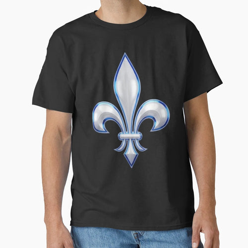 Fleur De Lys Quebec French Canadian T-Shirt - Graphic Print Unisex - T-Shirt, Sweatshirt, Hoodie