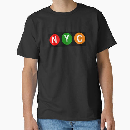 Nyc Subway T-Shirt - Aesthetic Graphic for Adults - T-Shirt, Sweatshirt, Hoodie