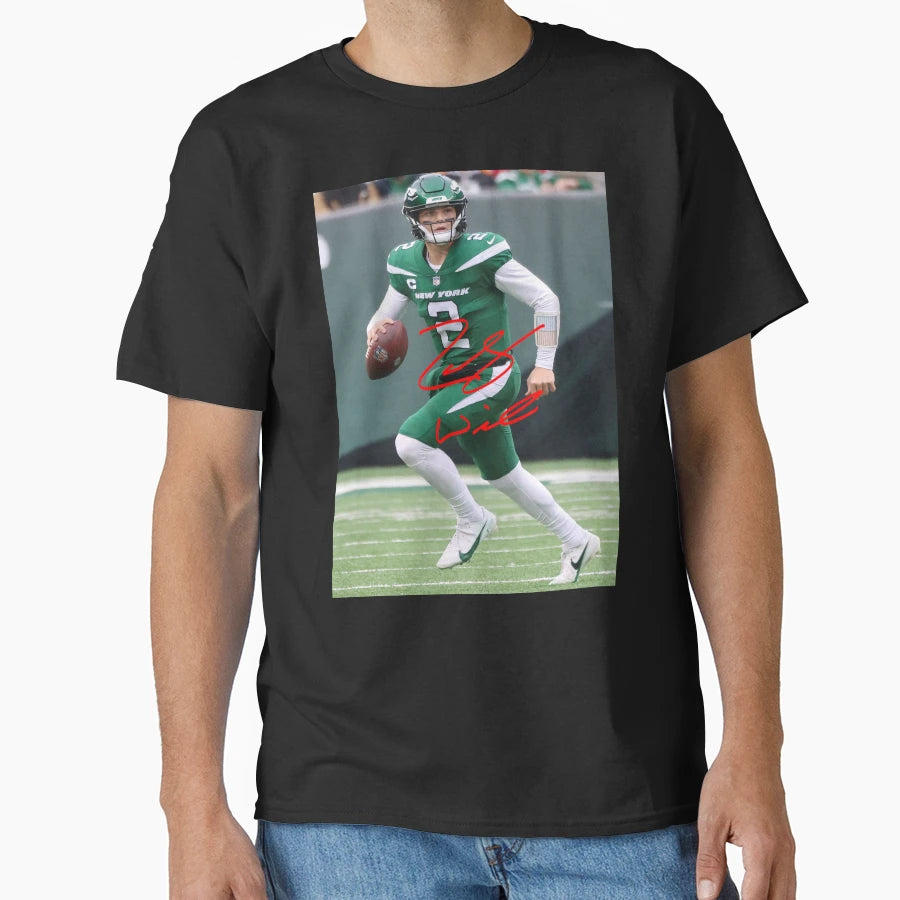 Zach Wilson T-Shirt - Custom Art Print Men Women - T-Shirt, Sweatshirt, Hoodie