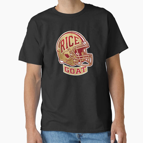 Rice Goat 49Ers Nfl Wide Receiver T-Shirt - Streetwear Style for Adults - T-Shirt, Sweatshirt, Hoodie