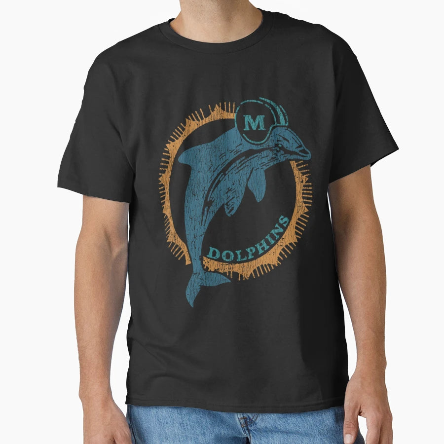 Copy Art Miami Dolphins T-Shirt - Aesthetic Graphic Men Women - T-Shirt, Sweatshirt, Hoodie