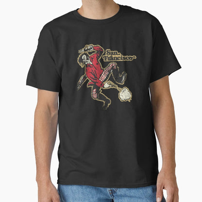 49Ers Defunct Mascot T-Shirt - Casual Everyday Wear for Adults - T-Shirt, Sweatshirt, Hoodie