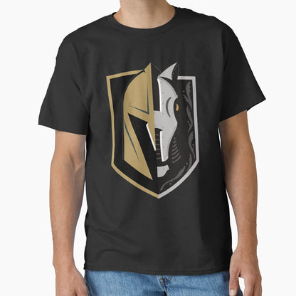Vegas And Henderson Split Vegas Face T-Shirt - Unique Graphic for Adults - T-Shirt, Sweatshirt, Hoodie