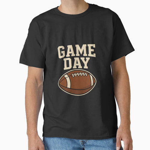 Game Day American Football T-Shirt - Custom Art Print Unisex - T-Shirt, Sweatshirt, Hoodie
