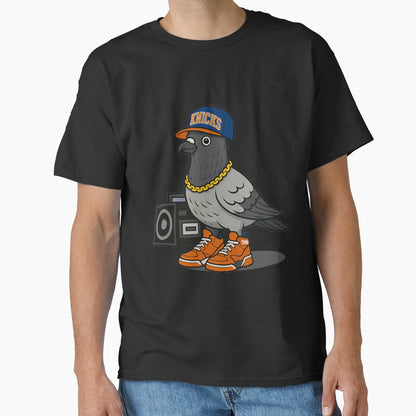 Nyc Pigeon Knicks T-Shirt - Streetwear Style Unisex - T-Shirt, Sweatshirt, Hoodie